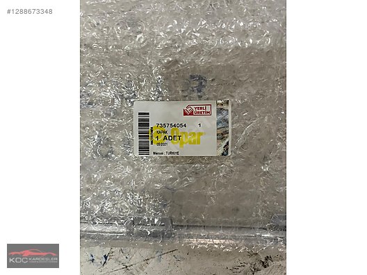 FİAT EGEA 21 SONRASI ÖN TAMPON ALT IZGARA KROM ÇITA 735754054