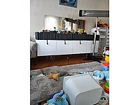 Rapsodi Antrasit+Beyaz Konsol Aynalı+Led #1229673403