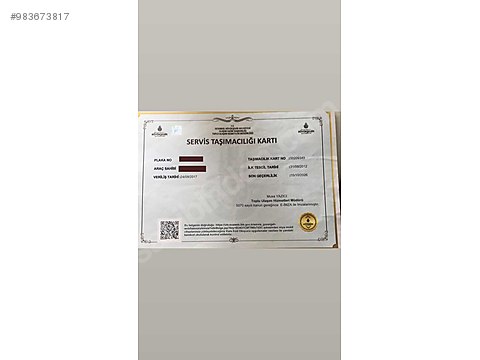 servis plakasi satilik l plaka sahibinden comda 983673817