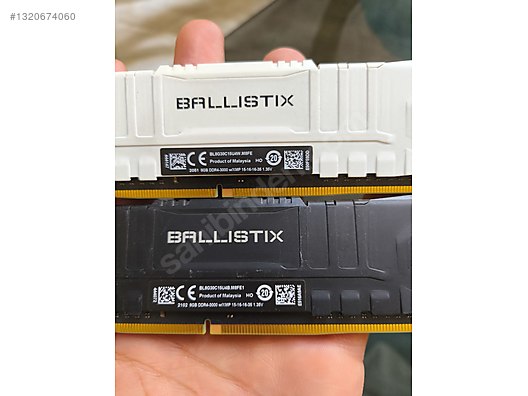 Crucial Ballistix BL8G30C15U4B 8x2 GB DDR4 3000MHz PC RAM BELLEK