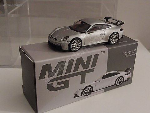 ミニカー MINI GT Porsche 911 GT3 GT Silver Mini GT Diecast Model 1:64 Porsche Araba - 1345674065