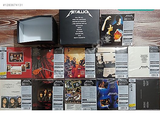 Metallica BOX SET - 11 Albüm (13 CD) Japon Baskı SHM-CD SET