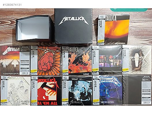 Metallica BOX SET - 11 Albüm (13 CD) Japon Baskı SHM-CD SET