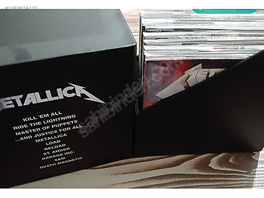 Metallica BOX SET - 11 Albüm (13 CD) Japon Baskı SHM-CD SET