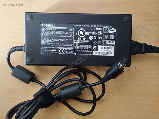Toshiba Qosmio 19V 9.5A 180W Orjinal Laptop Adaptör 4 PİNLİ