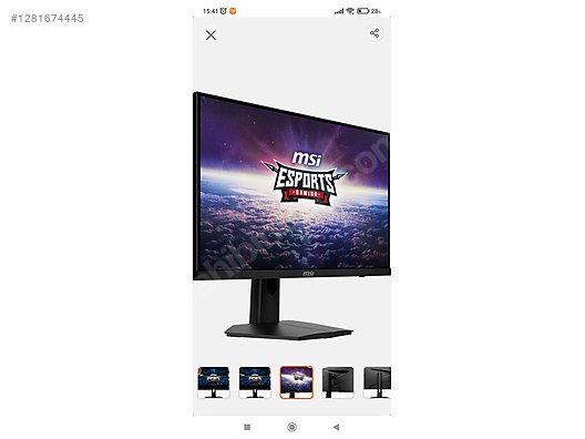 24 inç MSI Oyuncu Monitörü