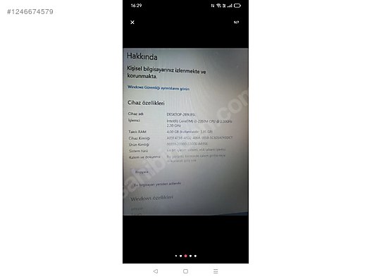 İkinci El ve Sıfır Alışveriş / Bilgisayar / Dizüstü (Notebook) / Laptop / Acer