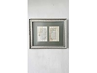 ORJİNAL EL YAZMA ALTIN YALDIZ TABLO