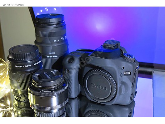 DSLR / Canon / EOS 80D / Canon 80d +3 lens+Rode mikrofon set