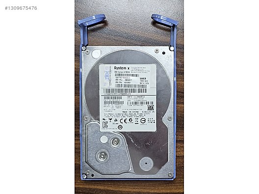 IBM Systemx 500 GB 7200 Rpm Hard Disk Sata 3.0 sahibinden.comda