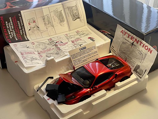 1:18 BBR Ferrari F430 Metallic Red F1 Red limited on sahibinden