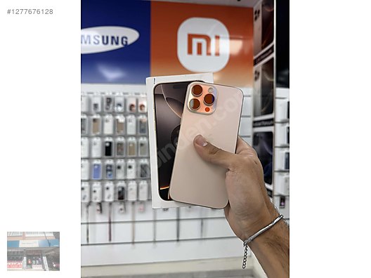 Resim Apple iPhone 16 Pro Max İkinci El YD | 256 GB | Çöl Titanyum İkinci El KULLANIMA AÇIK HATASIZ İPHONE 16 PRO MAX 256 GB ADA TELEKOM