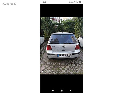 Volkswagen Golf 1 9 Tdi 1 9 Tdi Golf 4 Temiz Masrafsiz At Sahibinden Com 879676367