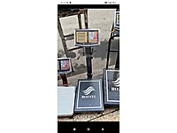 Hafızalı katlanır 100kg TERAZİ 35X45 kare taşınabilir