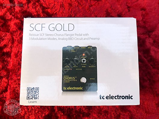 Tc electronic SCF Gold Stereo Chorus Flanger - Efekt Pedalı ve