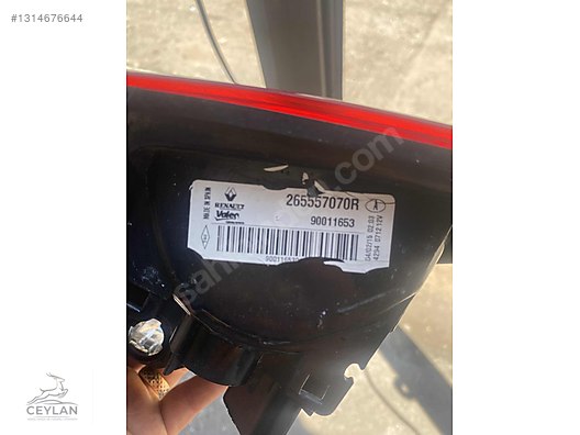 RENAULT MEGANE III SOL ARKA İÇ STOP LAMBASI görseli 2