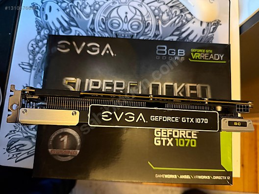 gtx1070 稼働品 EVGA GTX1070 SuperClocked 8GB GDDR5 256Bit ACX 3.0+ DX12