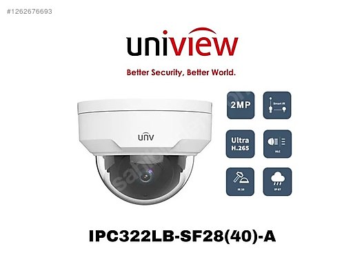 Unv IPC322CR3-VSPF28-A 2.0 Mp Dome Ip Kamera - Kablolu IP Kamera