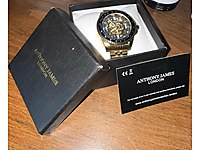 İNGİLİZ SAATÇİDEN ORJİNAL ANTHONY JAMES SAAT