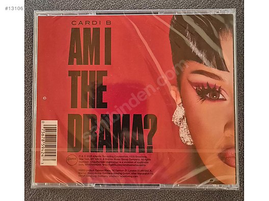 【未開封・限定版】Cardi B AM I THE DRAMA? 2枚セット Cardi B - Am I Drama? Jewelcase CD Album Sifir Ambalajinda - Müzik