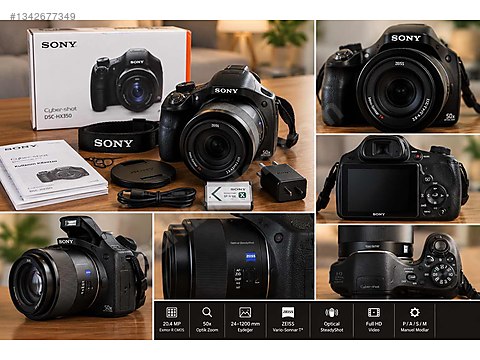 Compact / Sony / Cybershot DSC HX350 / Sony DSC-HX350 Yeni Gibi