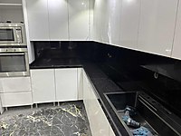 Mutfak tezgahı siyah