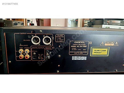 ONKYO INTEGRA R1 DX-788F HIGH -END CD PLAYER TERTEMİZ KUMANDALI