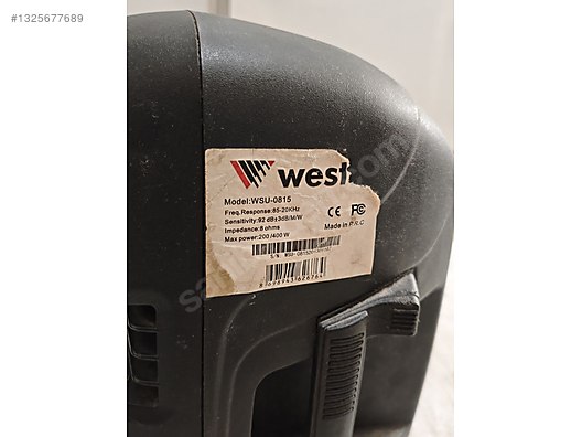 Westa wsu0815 ses sistemi 200wat hoparlör - İkinci El Westa Set