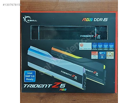 GSKILL TRIDENT Z5 RGB 2X16 32GB DDR5 6000MHZ CL 28 sahibinden