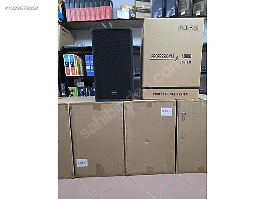 ENZO A912 2100WATT AKTİF HOPARLÖR AHŞAP KASA KAPALI KUTU FATURAL