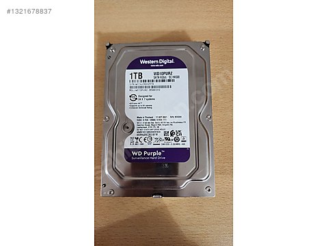 Western Digital Purple 7/24 1TB HDD sahibinden.comda - 1321678837