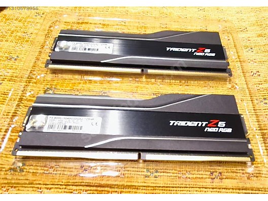 Gskill Trident Z5 Neo 64Gb 6000mhz CL30 AMD EXPO sahibinden.comda
