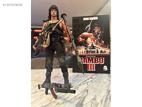 Rambo Trilogy フィギュアセット 3体 RAMBO III THREEZERO HOT TOYS SIDESHOW DEĞİL 1/6 SCALE on