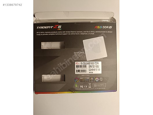 G.Skill Trident Z5 RGB 32GB (2x16) DDR5 7200MHz CL34 (A-Die