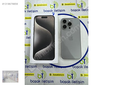 Apple / iPhone 15 Pro / ÇİFT FİZİKİ SİM İPHONE 15 PRO 128 GB