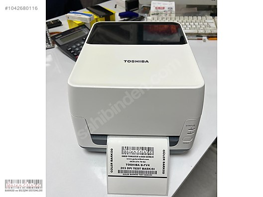 TOSHIBA B-FV4T BARKOD ETİKET YAZICI TERTEMİZ ADETLİ STOK