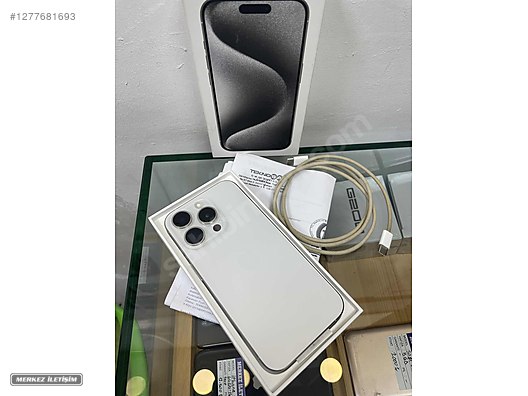 Resim Apple iPhone 15 Pro İkinci El TR | 256 GB | Beyaz 