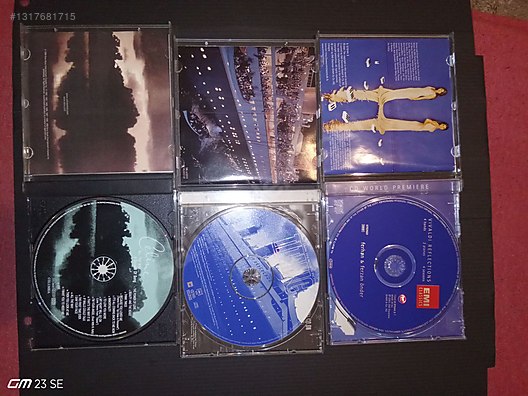 Orijinal 3'lü Müzik CD Seti: Titanic OST, Celine Dion & Vivaldi