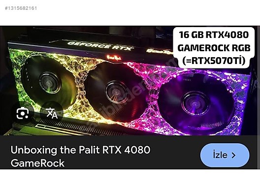 RTX4080 16GB GameRock製 ※ジャンク ジャンク】 PALIT RTX4080 16gb GameRock - メルカリ