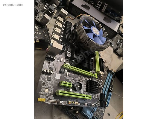 HUANANZHİ X58 LGA 1366 ANAKART İ7 920 İŞLEMCİ SORUNSUZ on