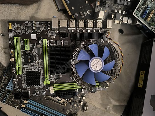 HUANANZHİ X58 LGA 1366 ANAKART İ7 920 İŞLEMCİ SORUNSUZ on