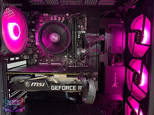 Toplama / RYZEN 5 5600X/RTX3060Tİ 256BİT/16GB RAM/SSD+HDD/FP
