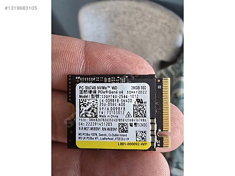 Western Digital (WD) SN740 256GB NVMe M.2 SSD PCIe Gen4 x4