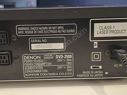 Diğer / DENON DVD 2500 PLAYER sahibinden.comda - 1269683305