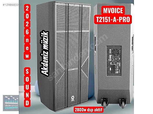 その他 M&A mvoıce t2151-a pro 2800w aktif kule hop 2026 new sound sahibinden