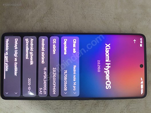 İkinci El ve Sıfır Alışveriş / Cep Telefonu & Aksesuar / Cep Telefonu / Xiaomi / 14 Pro