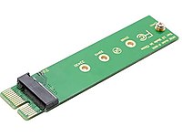 NGFF M2 M Key NVME AHCI SSD - PCI-E X1 3.0 Kart Okuyucu Çevirici #1236683843