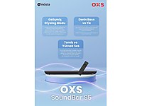 Kutusunda Faturalı ve Garantili OXS S5 Soundbar