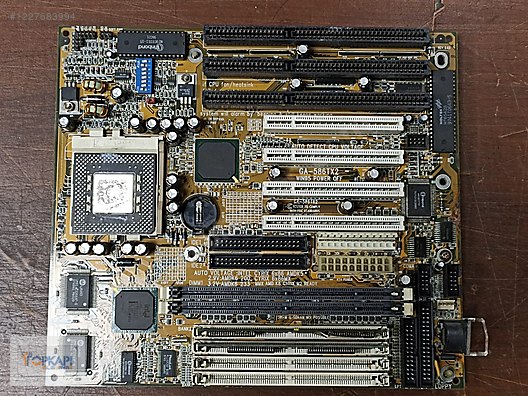 Gigabyte Technology GA-586TX2, Socket 7 isalı Anakart + MMX CPU - Anakart ve Tüm Masaüstü Bilgisayar Parçaları sahibinden.com'da