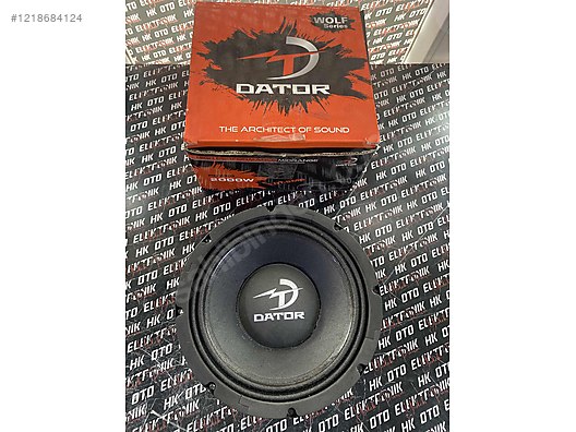 Hoparlör / Midrange / DATOR DT-8MB Wolf Series 2000 W 600 RMS 20